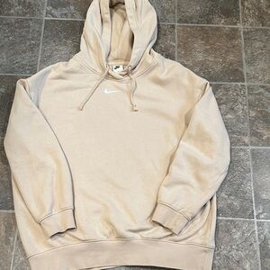 Nike Men's Beige Hoodie